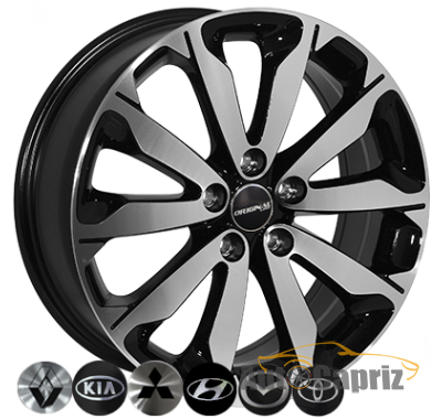 Диски Replica Mazda TL0423 MBF R18 W7.0 PCD5x114.3 ET45 DIA67.1   